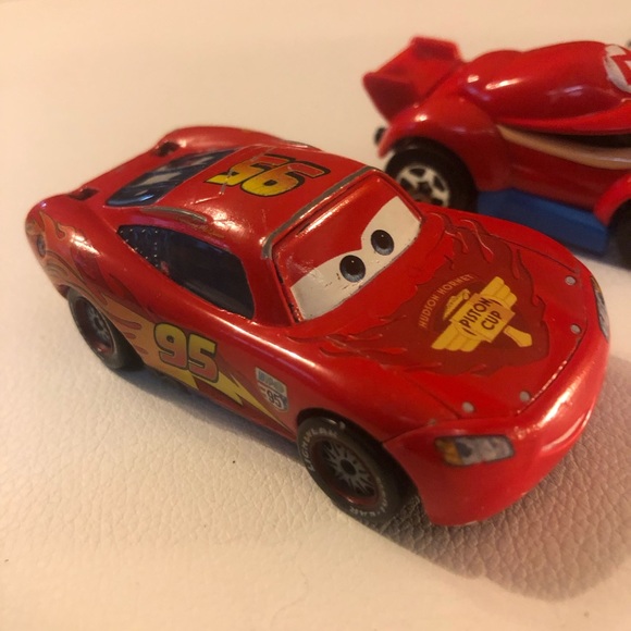 4 Hot Wheels Cars Lightning McQueen, Mario, HWPD, prototype H-24 - Picture 4 of 10